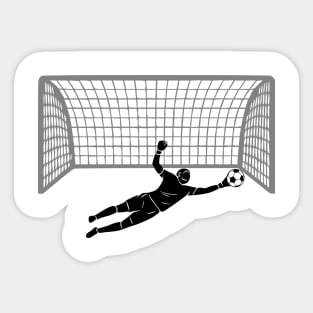 Soccer Goalie Save Sticker